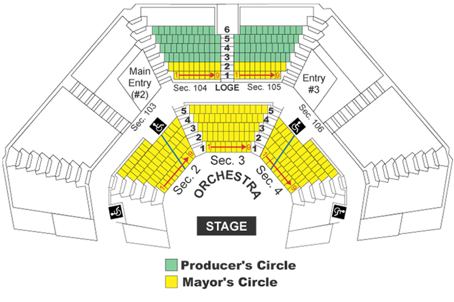 Long Beach Performing Arts Center Seating Chart