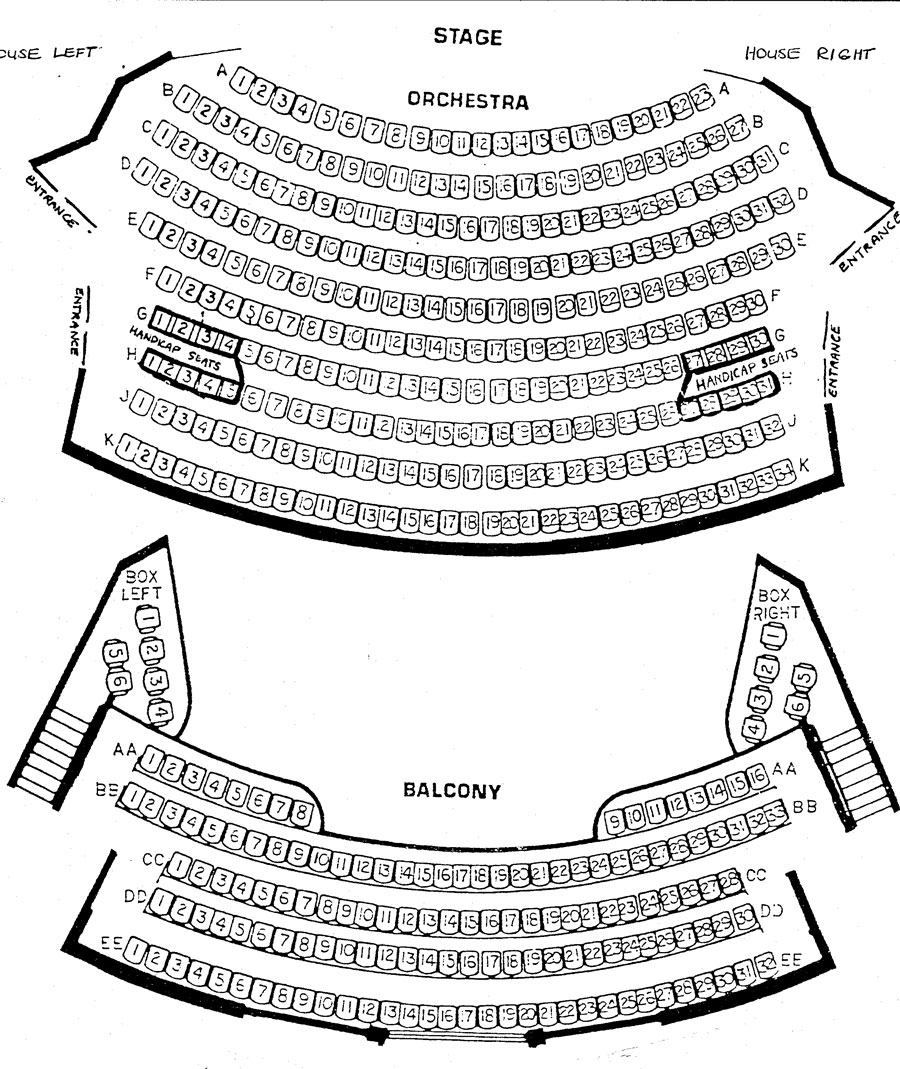 Norris Center Seating Chart